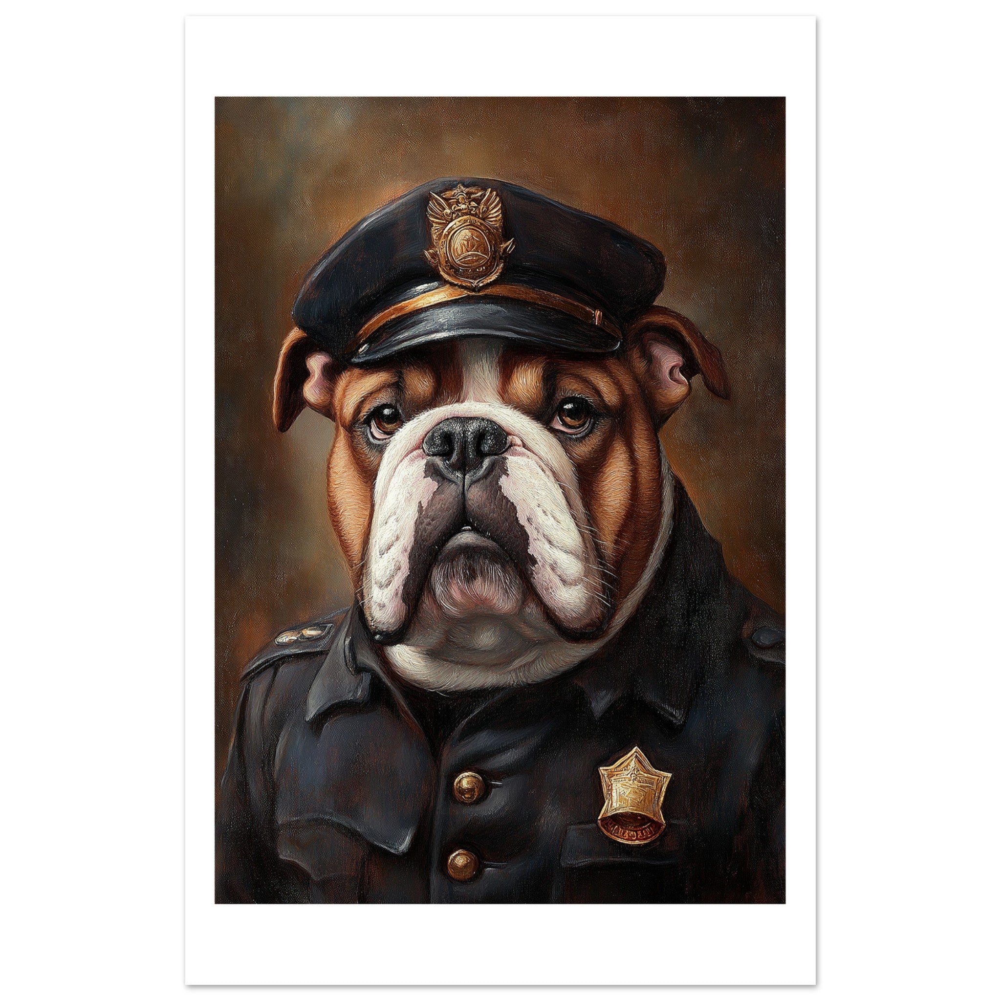 Bulldog Poster / Bulldog Art Work / Bulldog Print