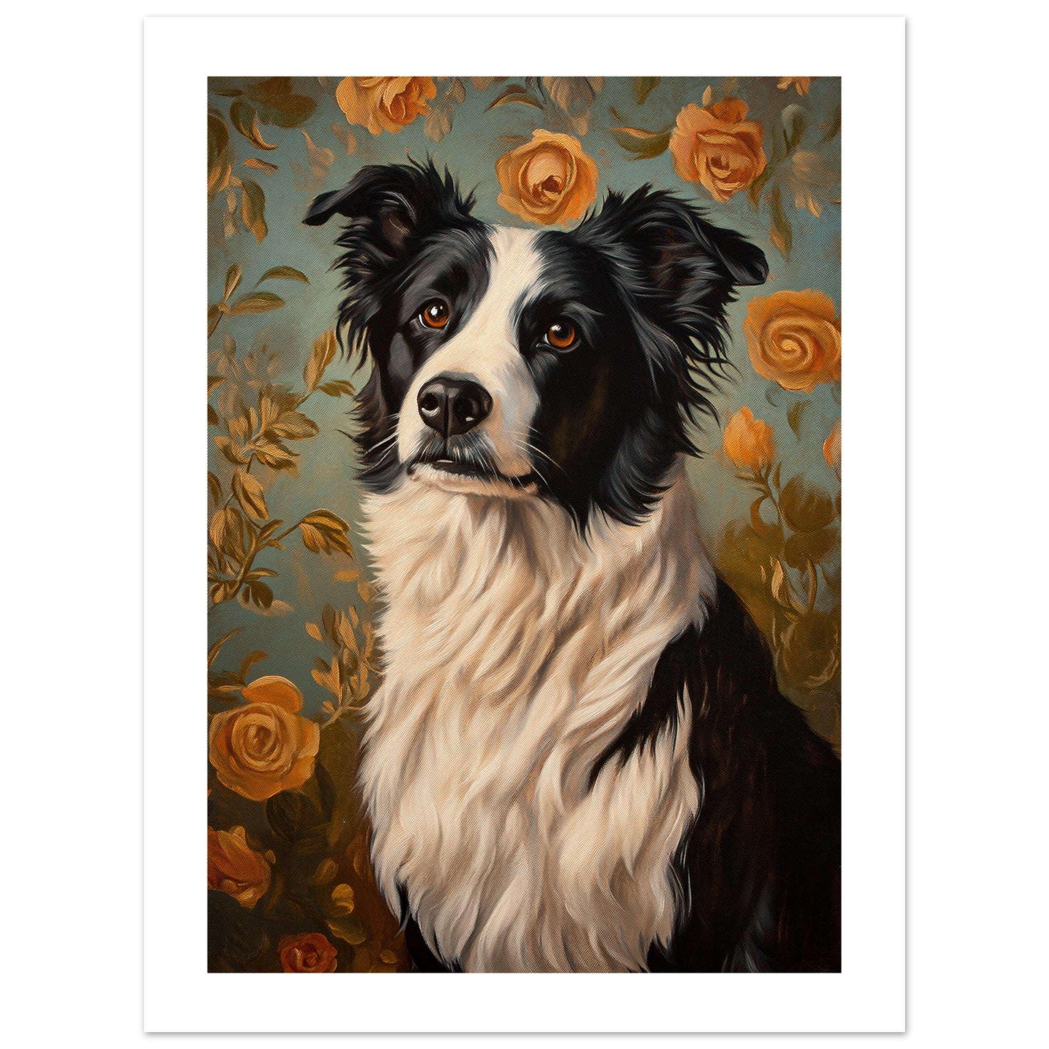Border Collie Poster / Border Collie Art Work / Border Collie Print