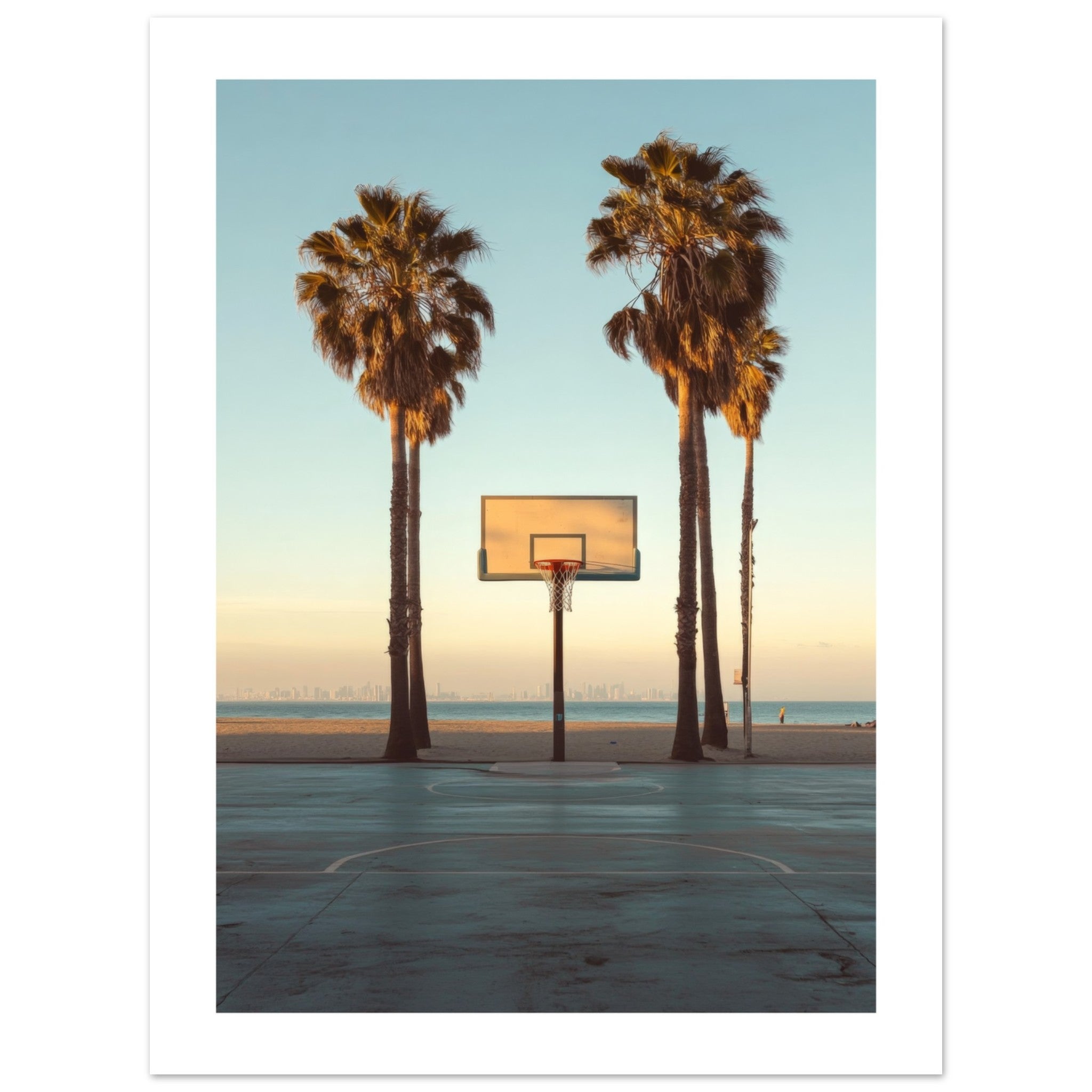 Basketball Court in Venice Beach California 2