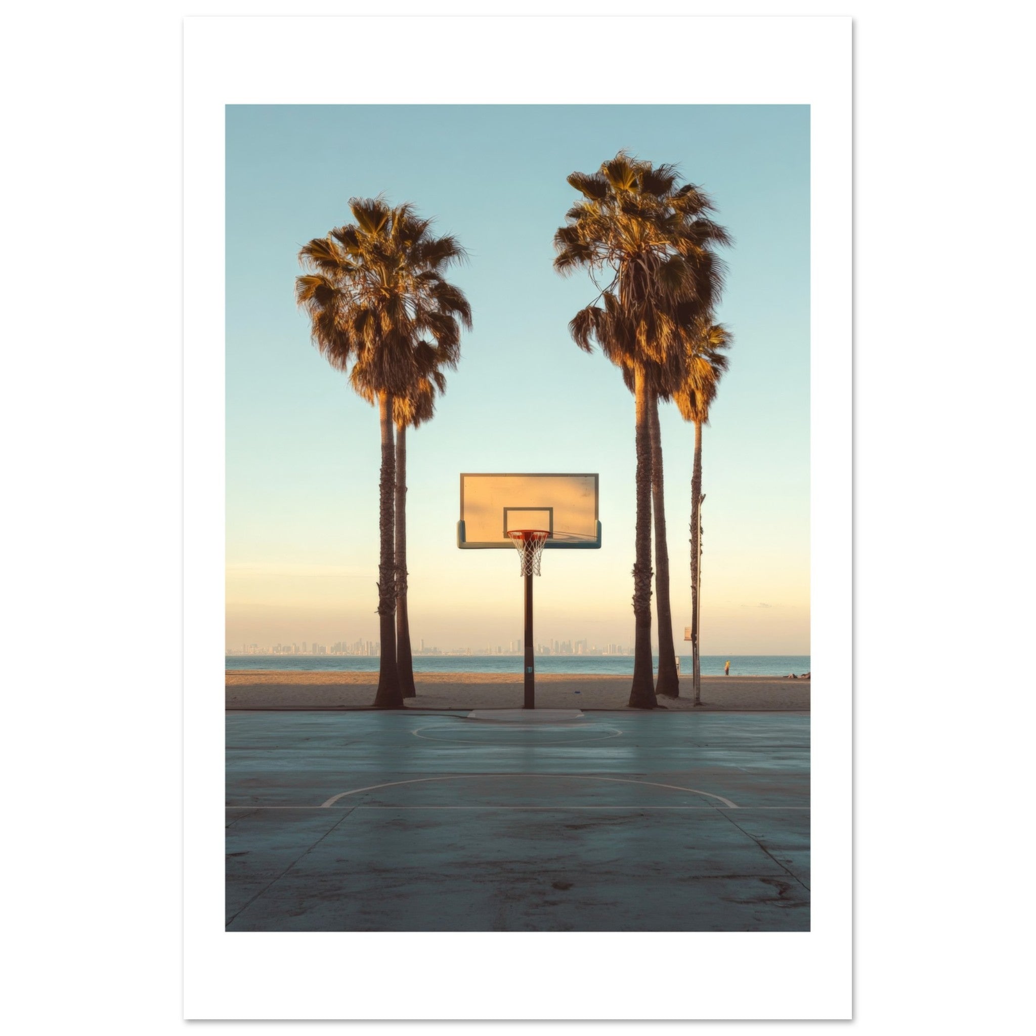 Basketball Court in Venice Beach California 2
