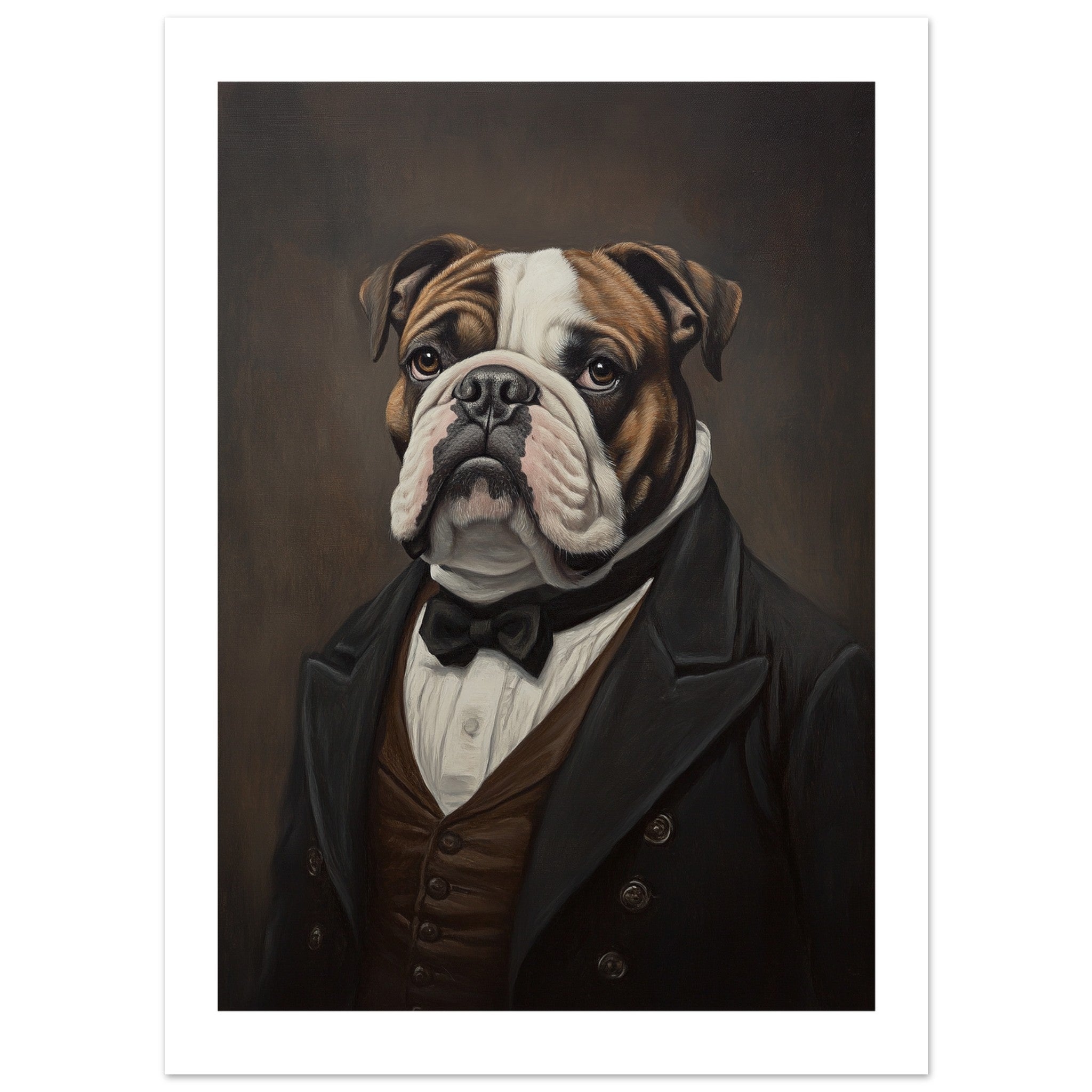 Bulldog Poster / Bulldog Art Work / Bulldog Print