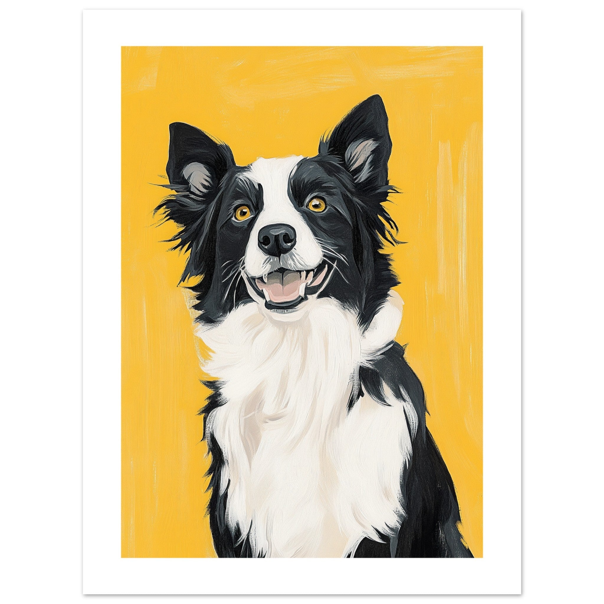 Border Collie Poster / Border Collie Art Work / Border Collie Print