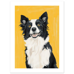 Border Collie Poster / Border Collie Art Work / Border Collie Print