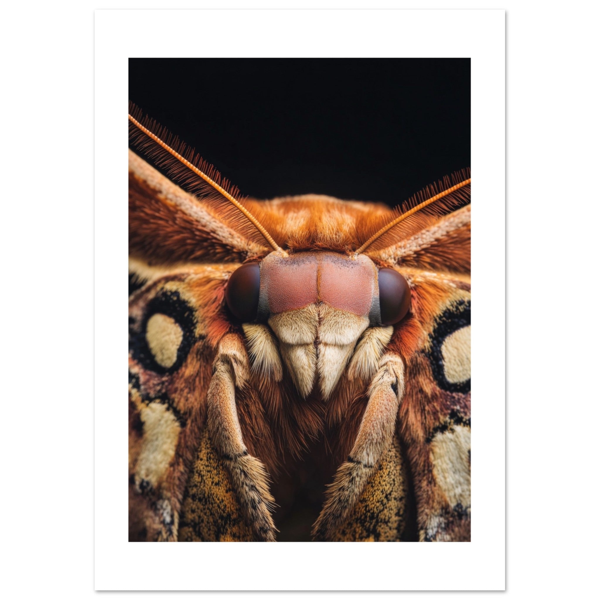 Atlas Moth portrait 2