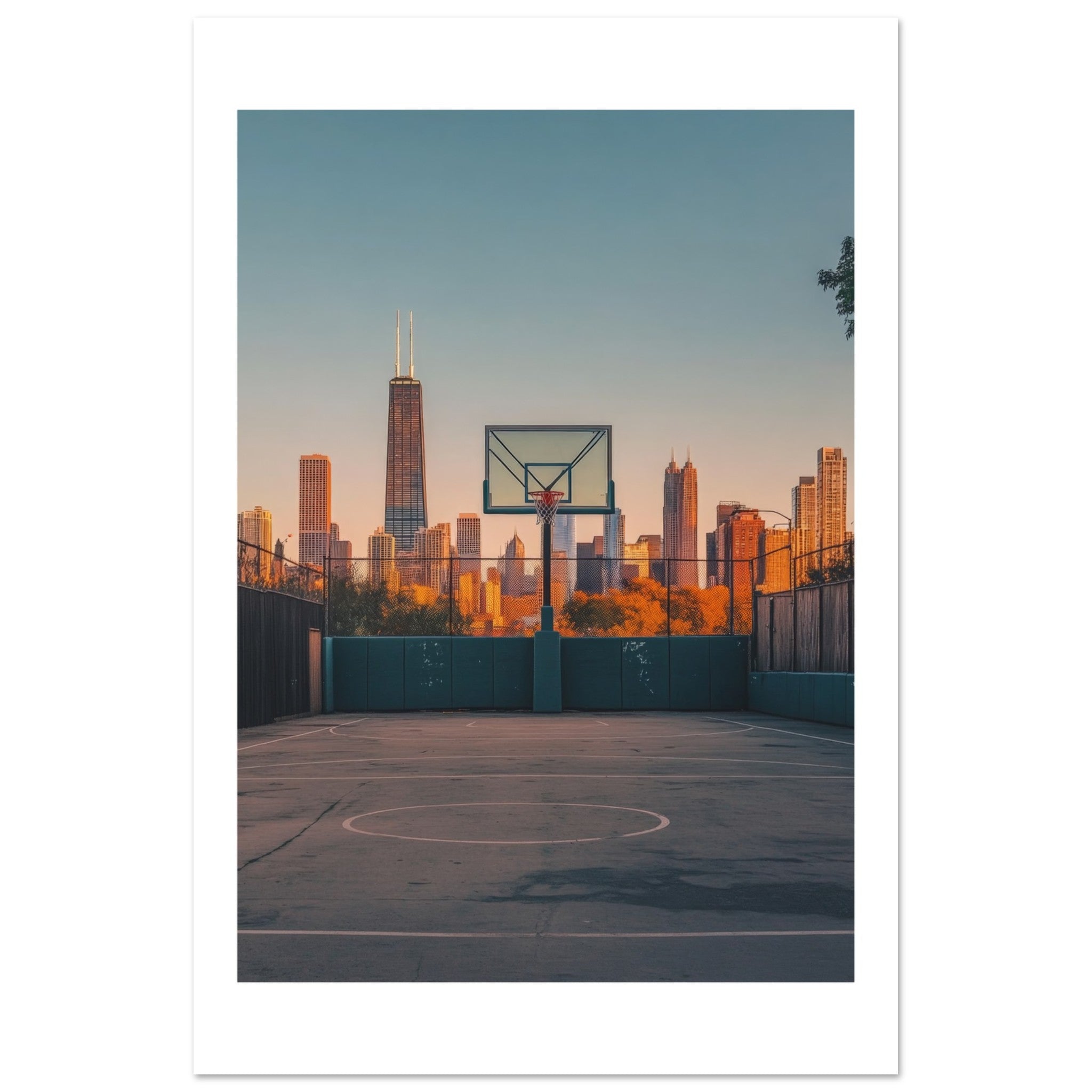 Basketball Court in Chicago 2