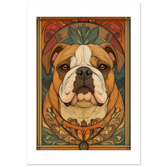 Bulldog Poster / Bulldog Art Work / Bulldog Print
