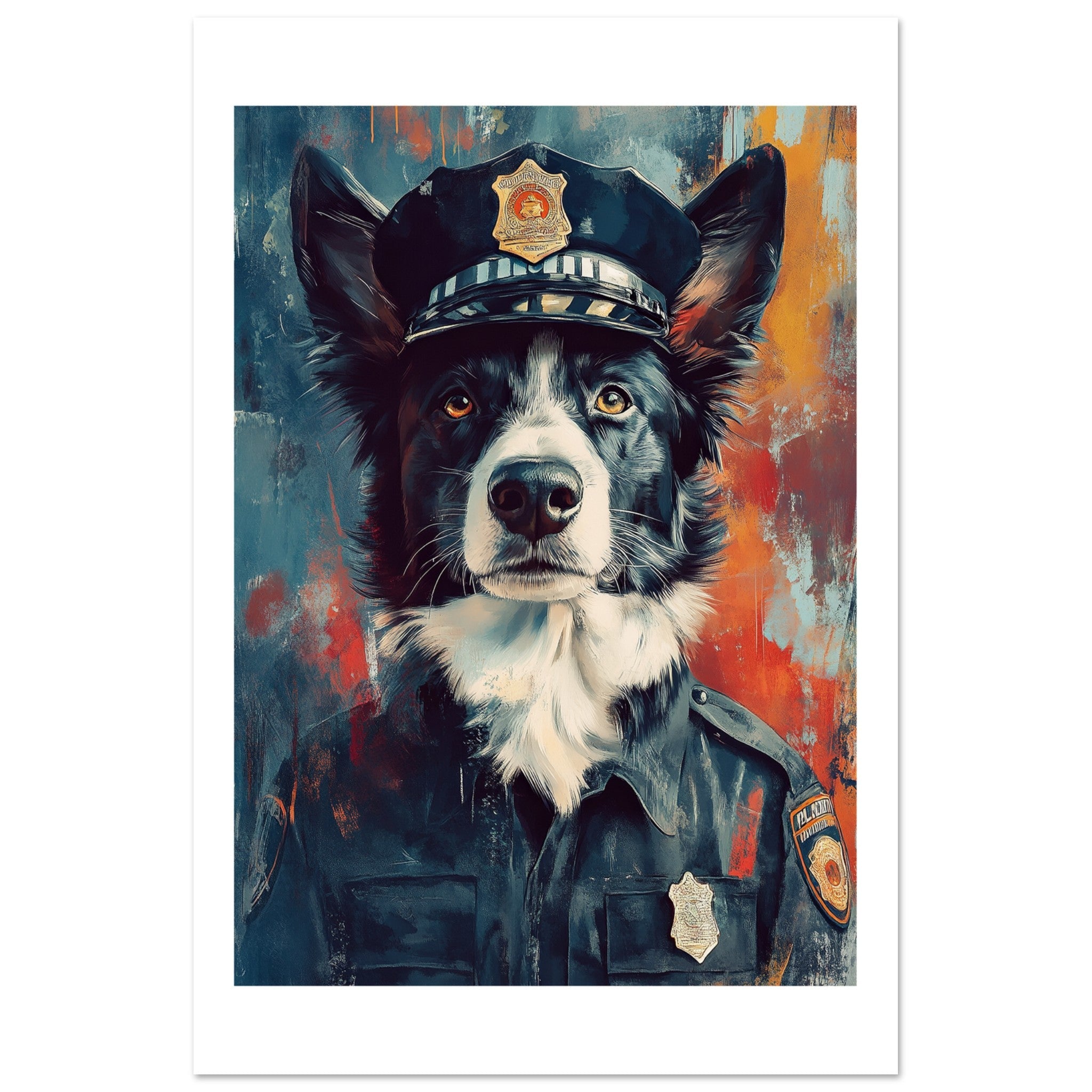 Border Collie Poster / Border Collie Art Work / Border Collie Print