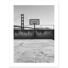 Basketball Court in Golden Gate Bridge San Francisco