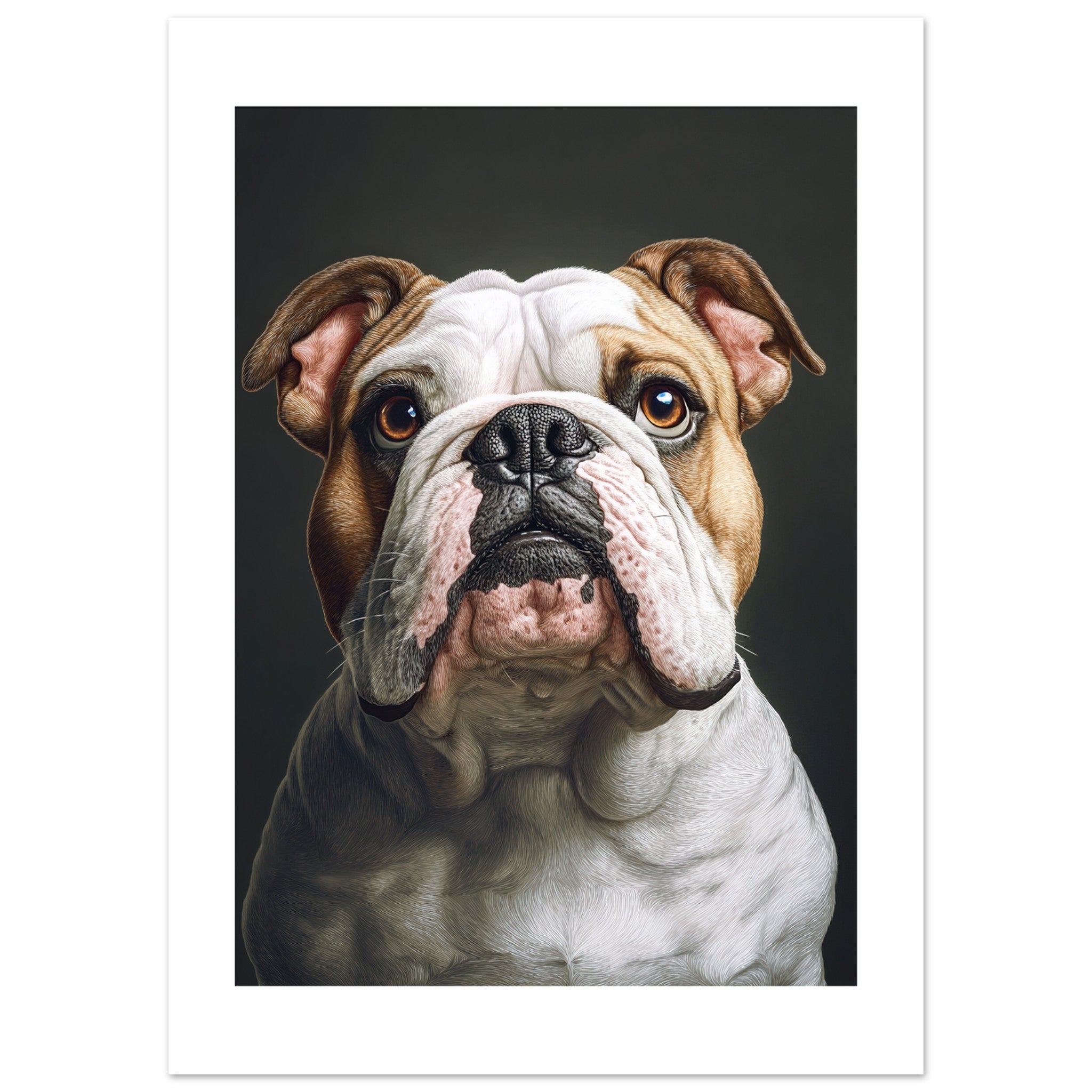 Bulldog Poster / Bulldog Art Work / Bulldog Print