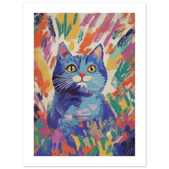 British Shorthair Cat Inspired by Matisse 2