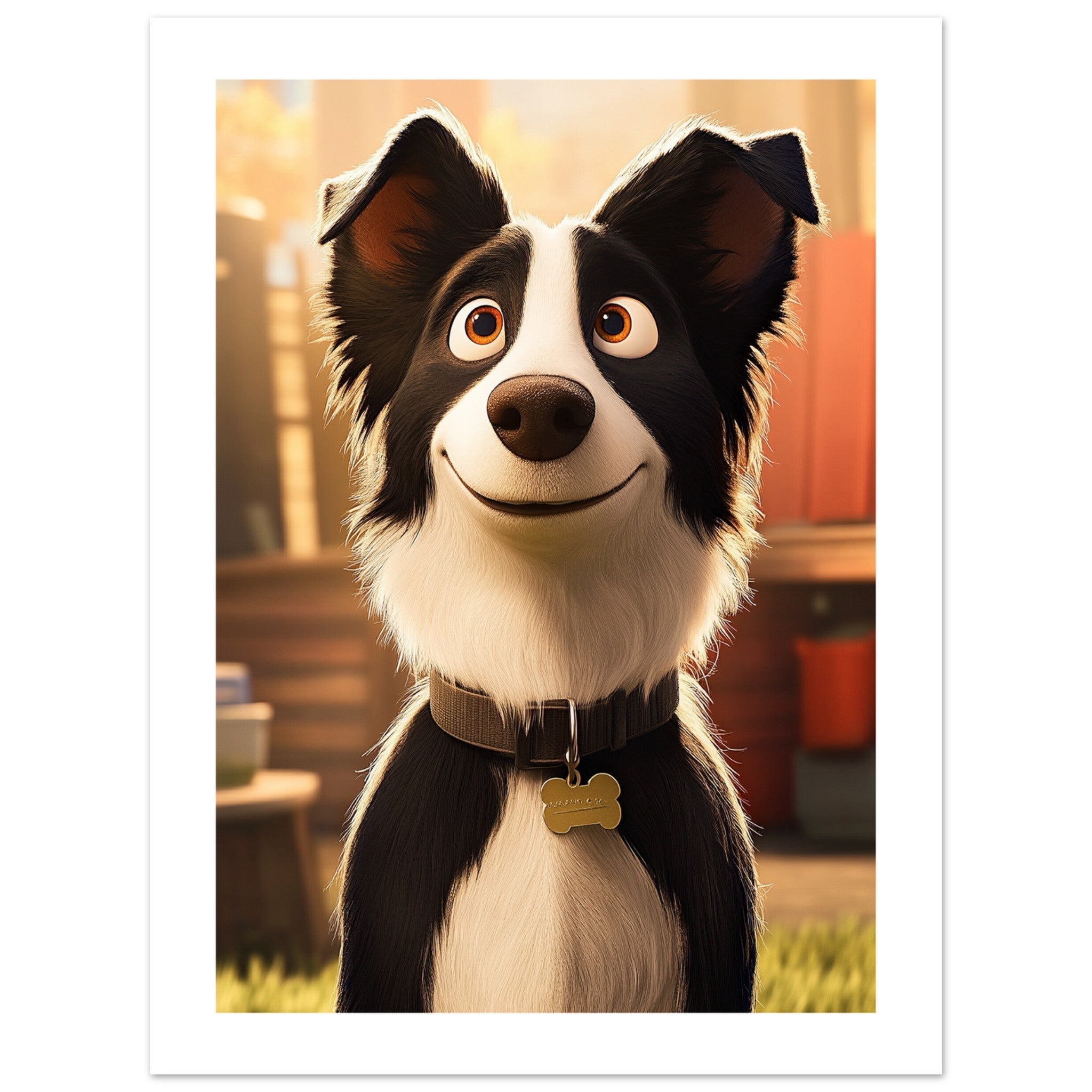 Border Collie Poster / Border Collie Art Work / Border Collie Print