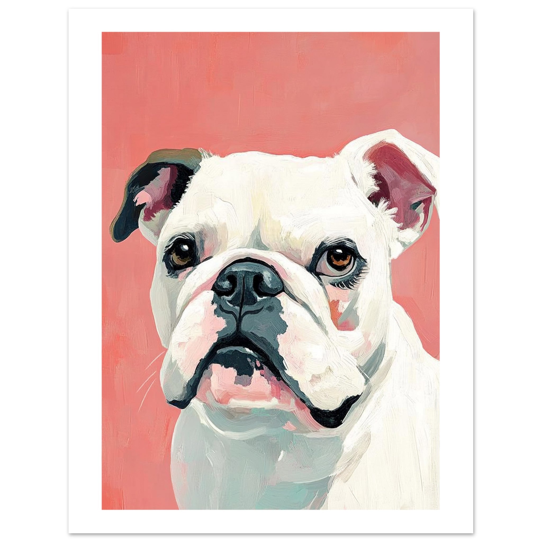 Bulldog Poster / Bulldog Art Work / Bulldog Print