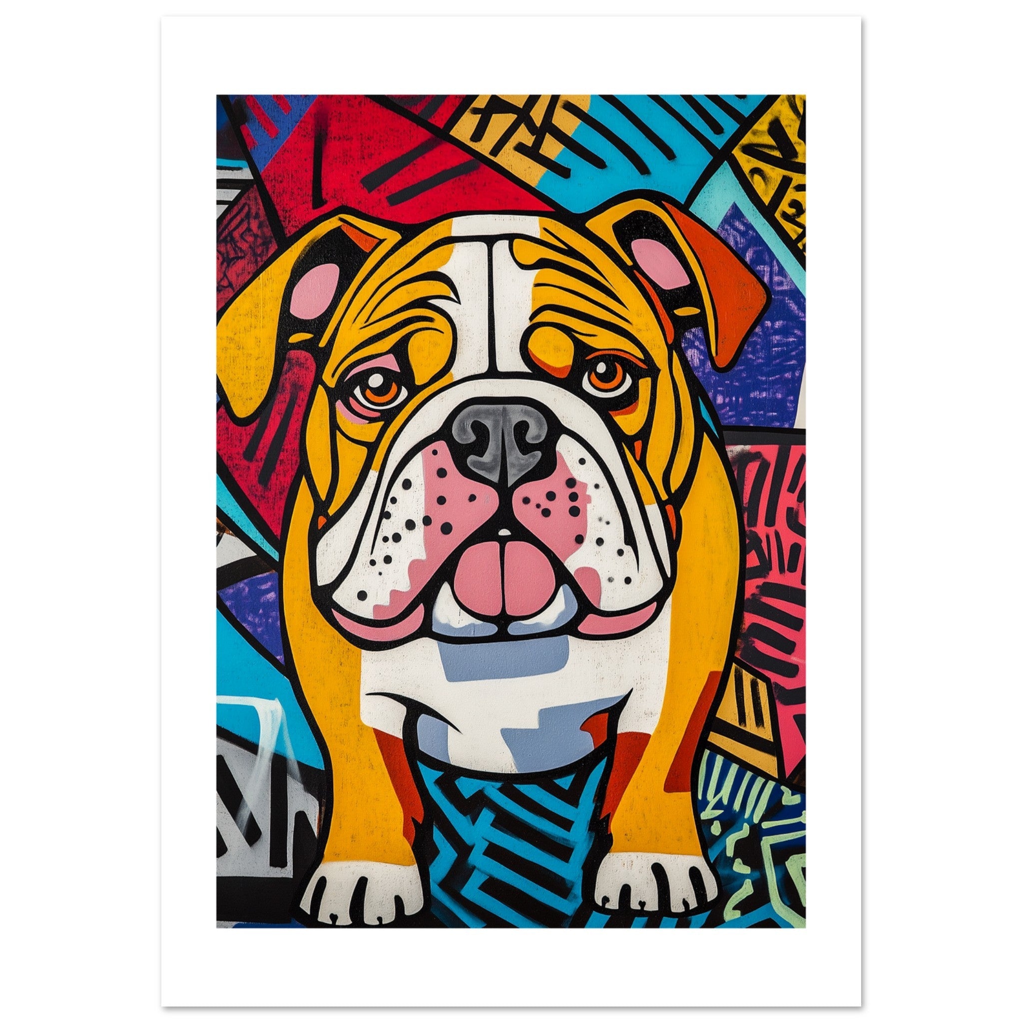 Bulldog Poster / Bulldog Art Work / Bulldog Print