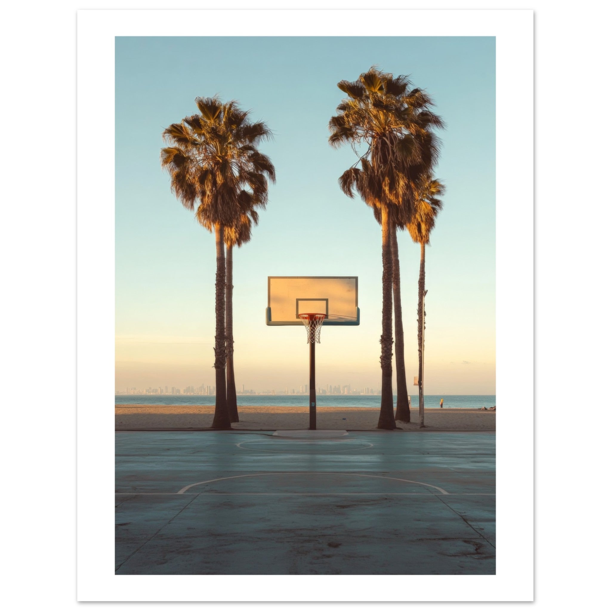 Basketball Court in Venice Beach California 2