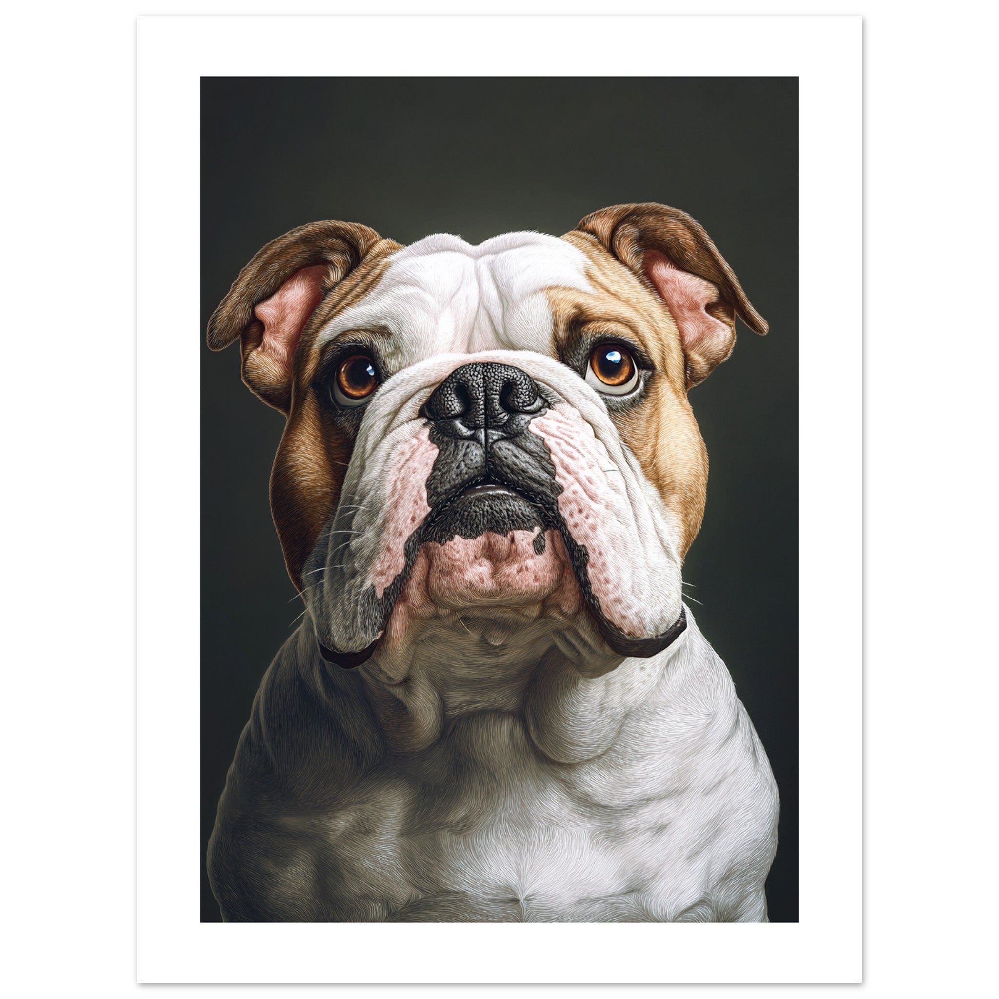 Bulldog Poster / Bulldog Art Work / Bulldog Print