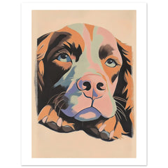 American Water Dog Relaxing Pastel Colored 3