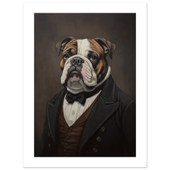 Bulldog Poster / Bulldog Art Work / Bulldog Print