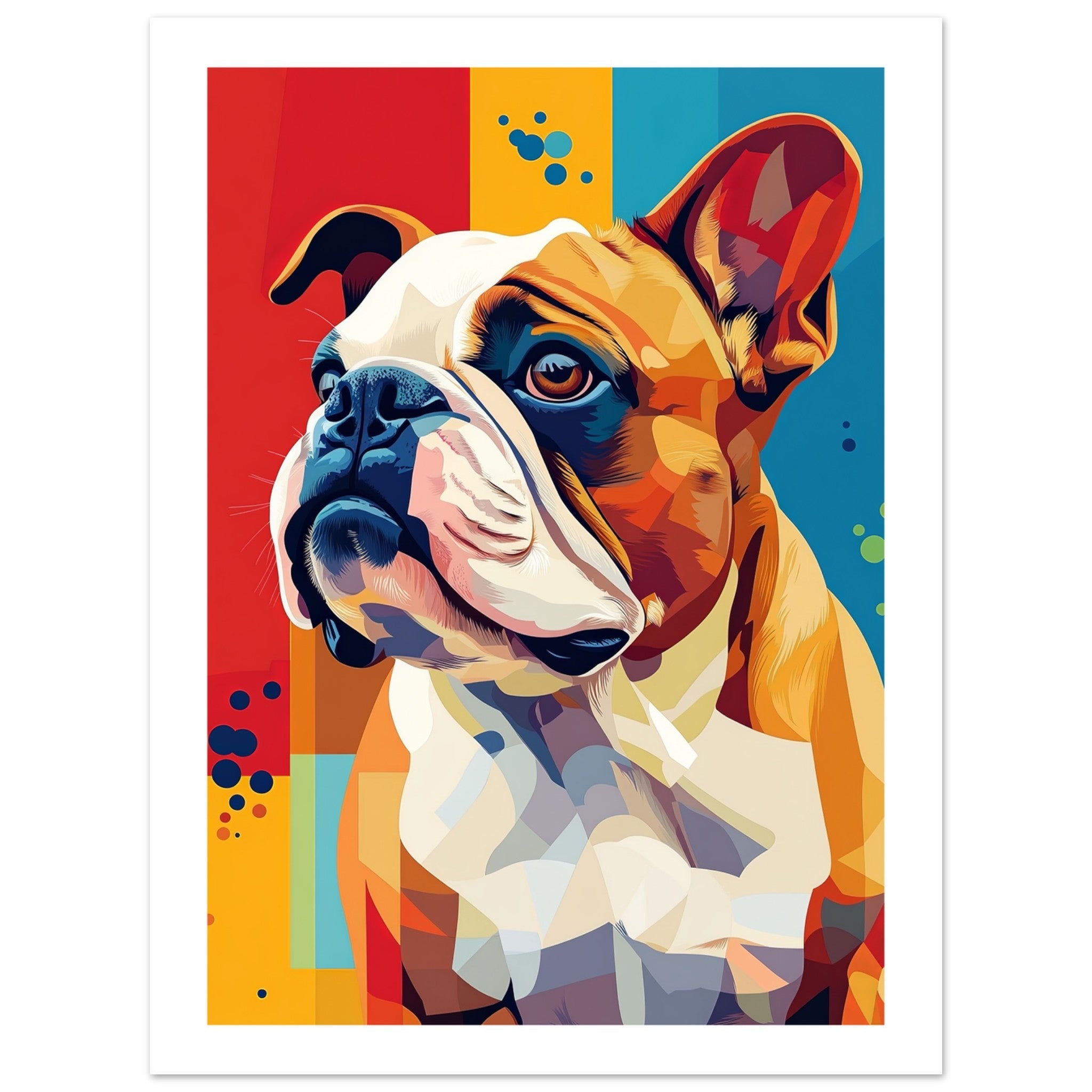 Bulldog Poster / Bulldog Art Work / Bulldog Print