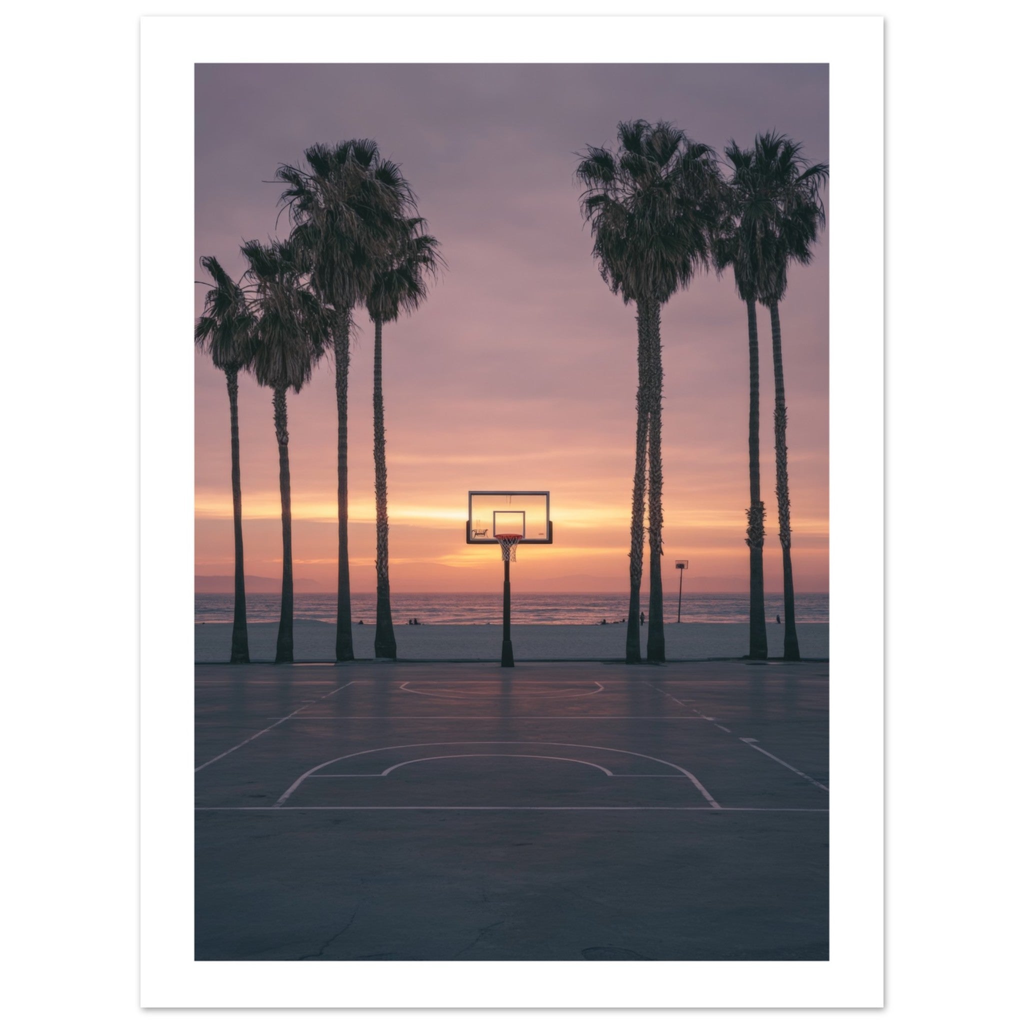 Basketball Court in Venice Beach California 1