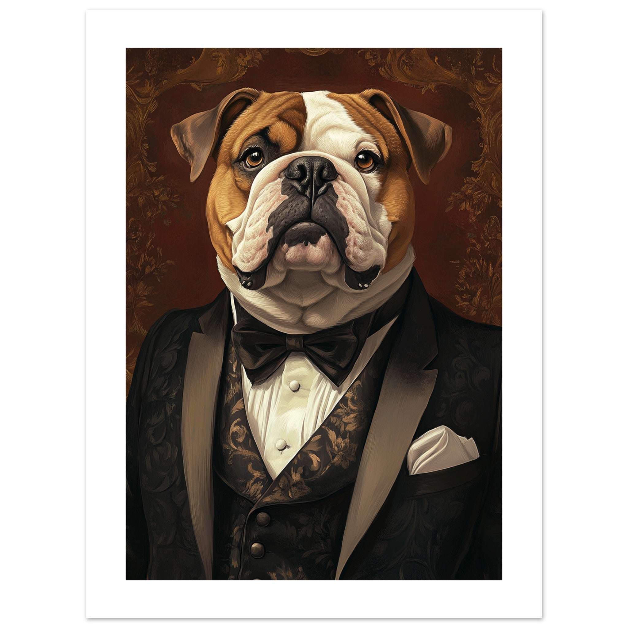 Bulldog Poster / Bulldog Art Work / Bulldog Print