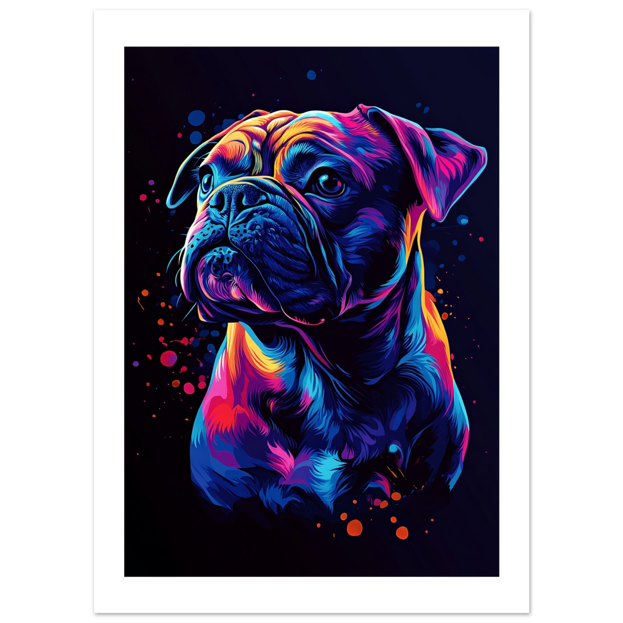 Bulldog Poster / Bulldog Art Work / Bulldog Print