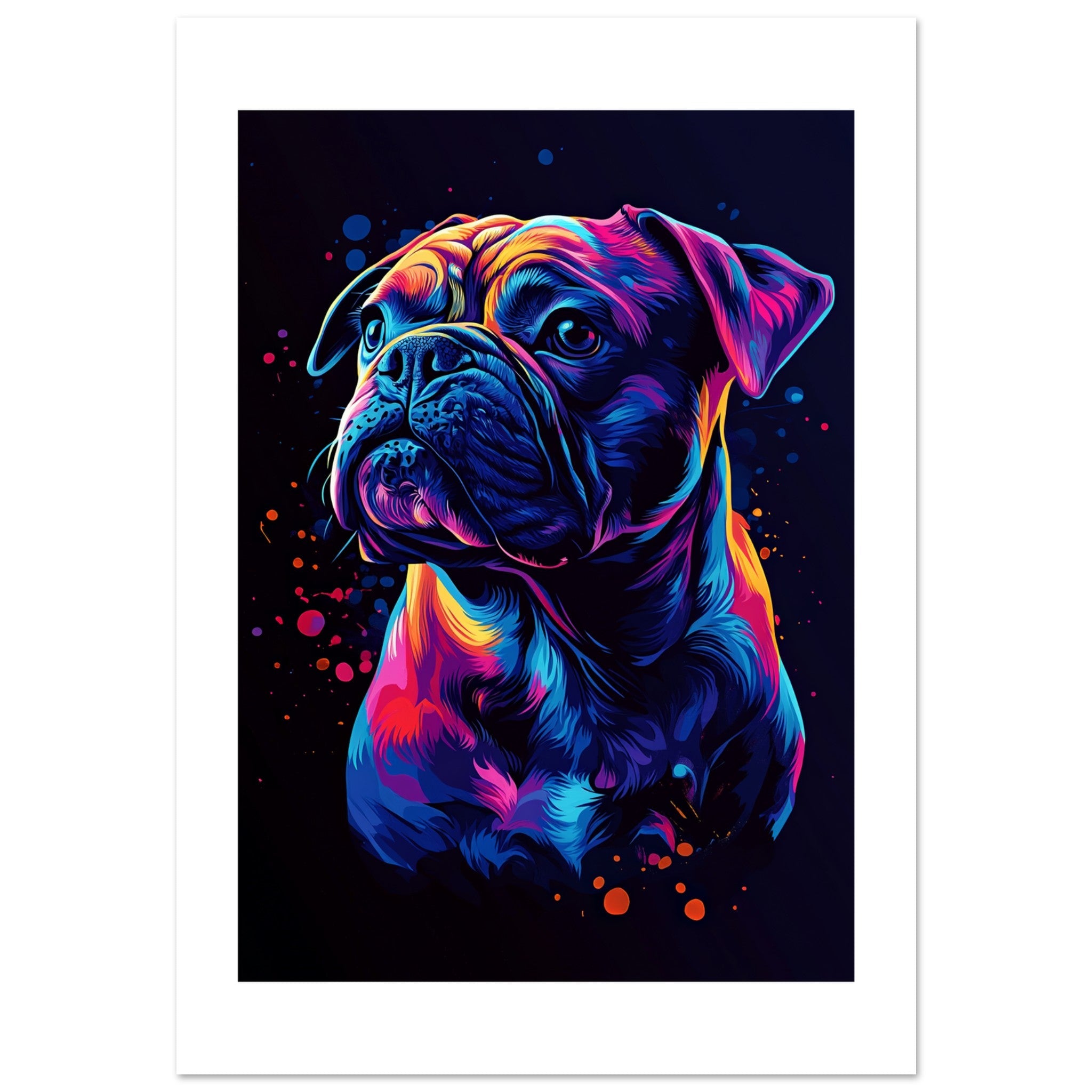 Bulldog Poster / Bulldog Art Work / Bulldog Print