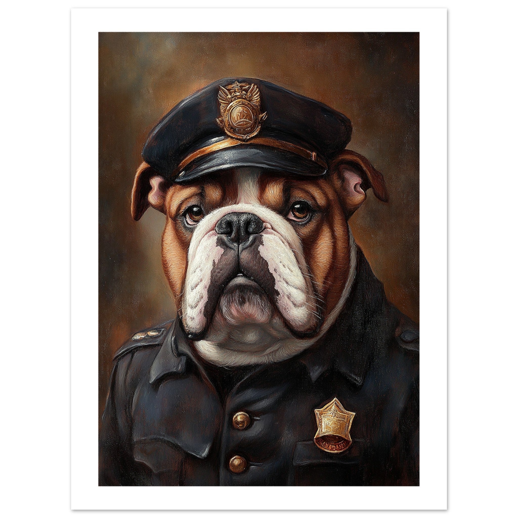 Bulldog Poster / Bulldog Art Work / Bulldog Print