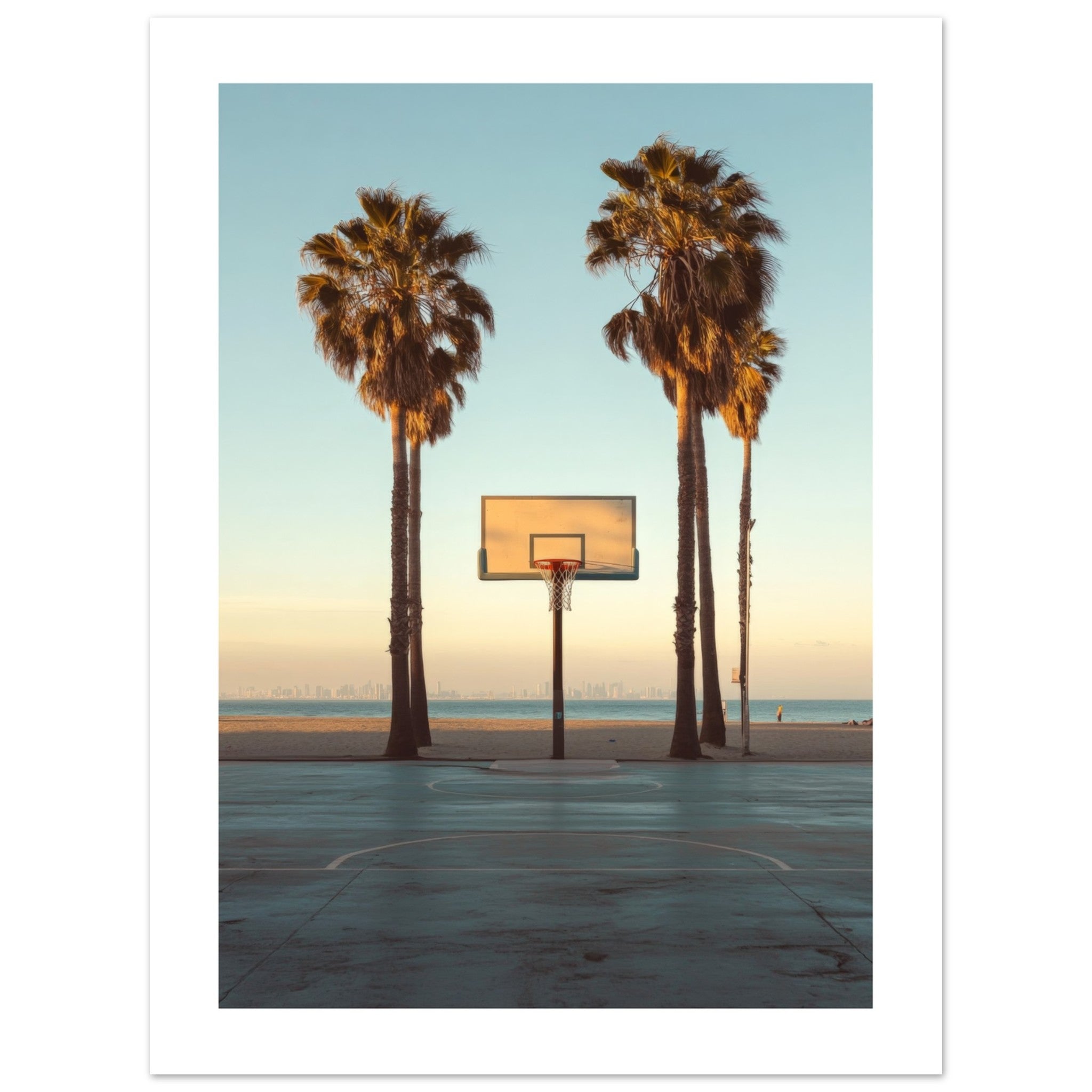 Basketball Court in Venice Beach California 2