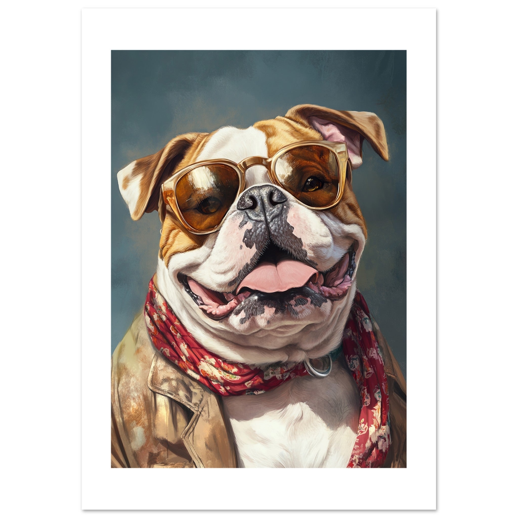 Bulldog Poster / Bulldog Art Work / Bulldog Print