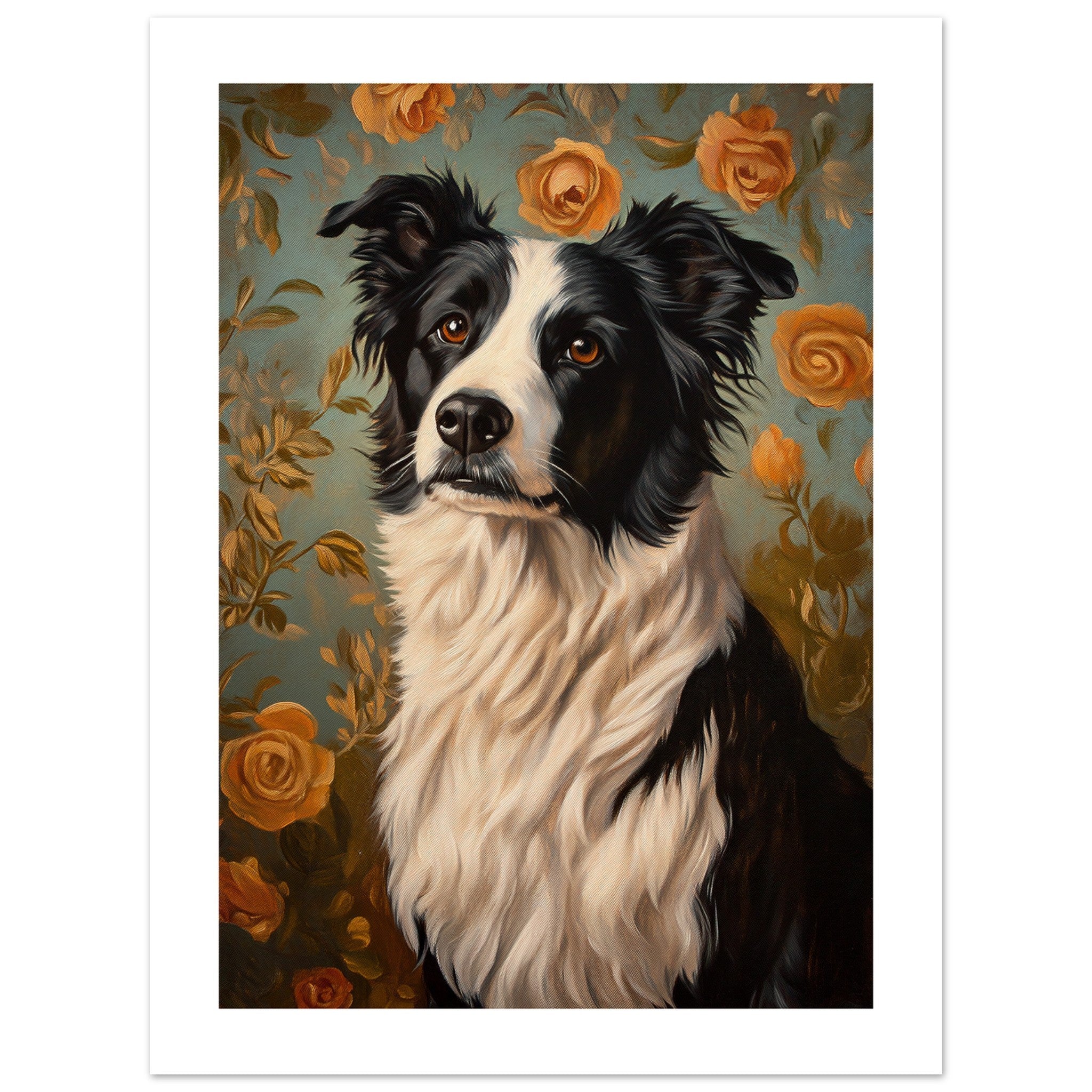 Border Collie Poster / Border Collie Art Work / Border Collie Print