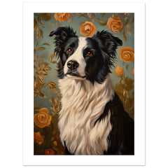 Border Collie Poster / Border Collie Art Work / Border Collie Print
